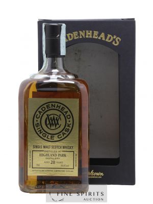 Highland Park 20 years 1996 Cadenhead's Bourbon Hogshead - One of 258 - bottled 2016 Single Cask   - Lot de 1 Bouteille