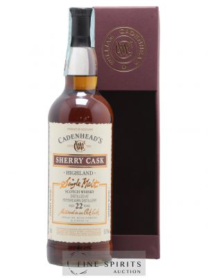 Fettercairn 22 years 1993 Cadenhead's Sherry Cask One of 210 - bottled 2015 ---- - Lot de 1 Bouteille