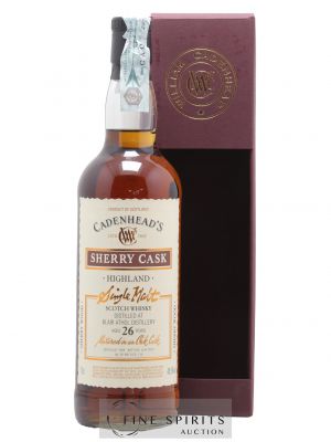 Blair Athol 26 years 1989 Cadenhead's Sherry Cask One of 216 - bottled 2015 ---- - Lot de 1 Bouteille