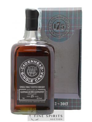 Glenallachie 25 years 1992 Cadenhead's Bourbon Hogshead - One of 240 - bottled 2017 Single Cask   - Lot of 1 Bottle