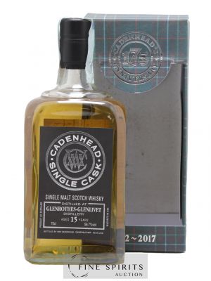 Glenrothes 15 years 2002 Cadenhead's Bourbon Hogshead - One of 264 - bottled 2017 Single Cask ---- - Lot de 1 Bottle