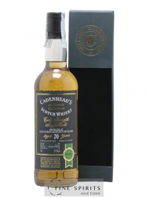 Glen Moray 20 years 1992 Cadenhead's Bourbon Hogshead - One of 252 - bottled 2012 Authentic Collection   - Lot of 1 Bottle