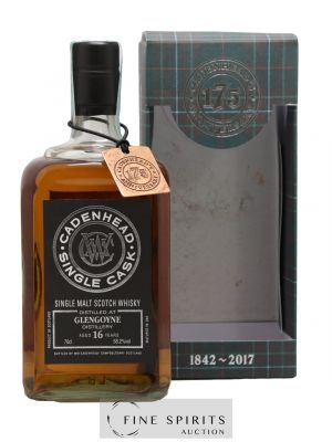 Glengoyne 16 years 2001 Cadenhead's One of 510 - bottled 2017 Single Cask   - Lot of 1 Bottle