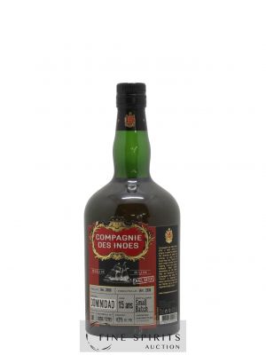 Dominidad 15 years 2000 Compagnie des Indes Small Batch Fût SB1 - One of 1205 - bottled 2016   - Lot de 1 Bouteille