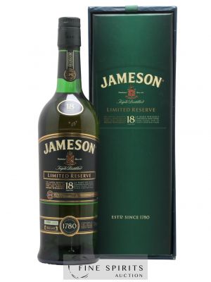 Jameson 18 years Of. Triple Distilled Limited Reserve   - Lot de 1 Bouteille