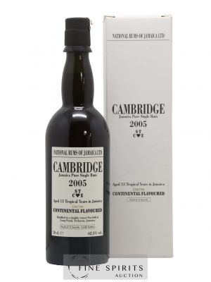 Cambridge 13 years 2005 Of. Mark ST C E - One of 3648 - bottled 2018 LM&V National Rums of Jamaica 