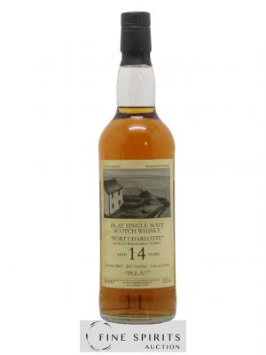 Port Charlotte 14 years 2003 Hidden Spirits PCL.317 Cask n°PC641 - bottled 2017   - Lot de 1 Bouteille