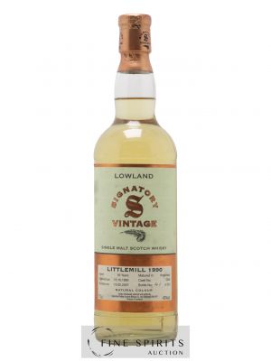 Littlemill 16 years 1990 Signatory Vintage Cask n°2992 - One of 320 - bottled 2007   - Lot de 1 Bouteille