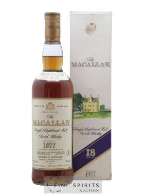 Macallan (The) 18 years 1977 Of. Sherry Wood Matured - bottled 1995 ---- - Lot de 1 Bouteille
