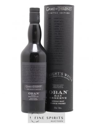 Oban Of. Bay Reserve Game of Thrones - The Night's Watch ---- - Lot de 1 Bouteille