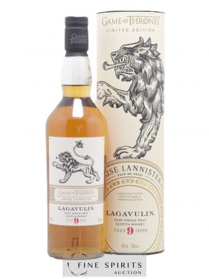 Lagavulin 9 years Of. Game of Thrones - House Lannister   - Lot de 1 Bouteille