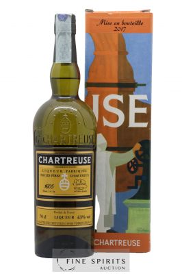 Chartreuse Of. Jaune - Reine des Liqueurs Mise 2017 - 1084 bouteilles marché export   - Lot de 1 Bouteille