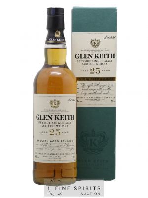 Glen Keith 25 years Of. Special Aged Release Batch n° GK-001 - bottled 2019 ---- - Lot de 1 Bouteille