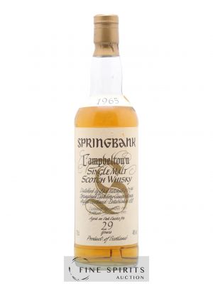 Springbank 29 years 1965 Of. bottled 1995 ---- - Lot de 1 Bouteille