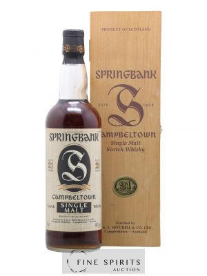 Springbank 21 years Of. Parchment Label ---- - Lot de 1 Bouteille
