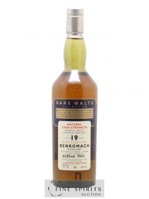 Benromach 19 years 1978 Of. Rare Malts Selection Natural Cask Strengh - bottled 1998 Limited Edition ---- - Lot de 1 Bouteille