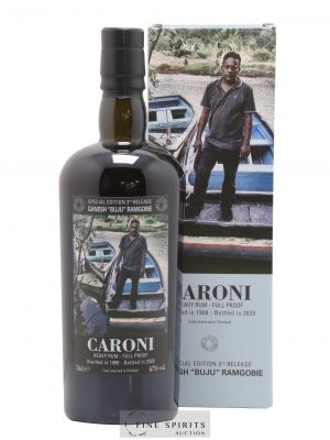 Caroni 1998 Velier Special Edition Ganesh Buju Ramgobie 3rd Release - One of 1295 - bottled 2020 Employee Serie 