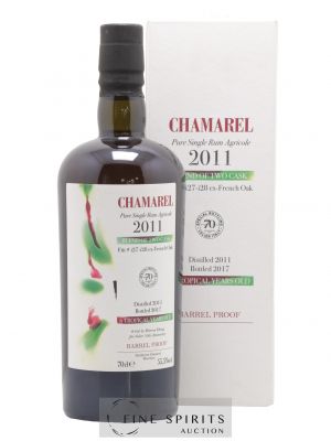 Chamarel 6 years 2011 Of. Blend of Two Cask n°i27-i28 - bottled 2017 Velier 70th Anniversary   - Lot of 1 Bottle