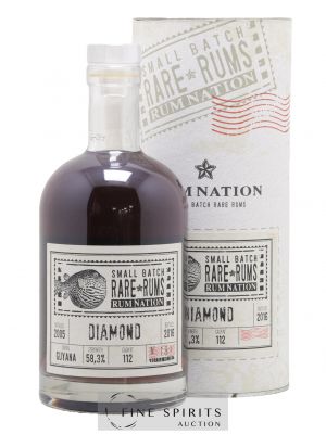 Diamond 2005 Rum Nation Cask n°112 - One of 252 - bottled 2016 LMDW 60th Anniversary Rare Rums   - Lot of 1 Bottle