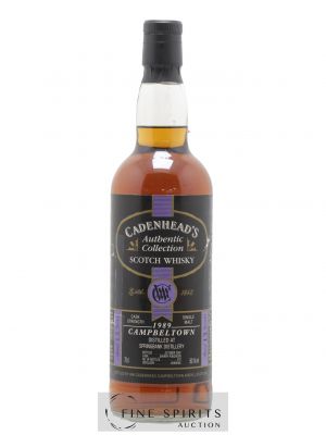 Springbank 13 years 1989 Cadenhead's Sherry Puncheon - One of 570 - bottled 2002 Authentic Collection ---- - Lot de 1 Bottle