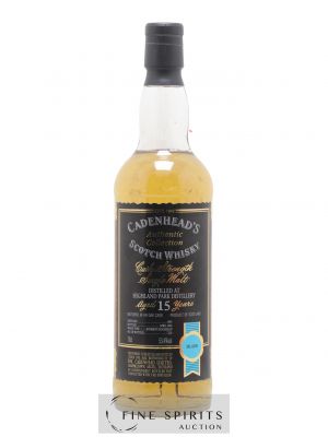 Highland Park 15 years 1989 Cadenhead's Bourbon Hogshead - One of 228 - bottled 2004 Authentic Collection ---- - Lot de 1 Bouteille