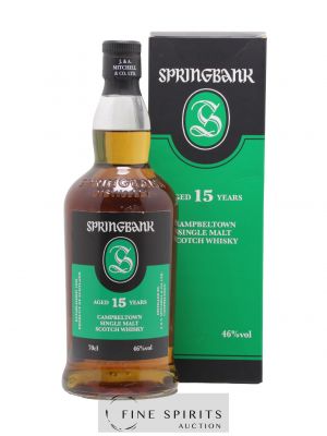 Springbank 15 years Of. Green Label   - Lot of 1 Bottle