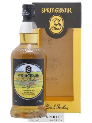 Springbank 9 years 2009 Of. Local Barley One of 9700 - bottled 2018   - Lot of 1 Bottle