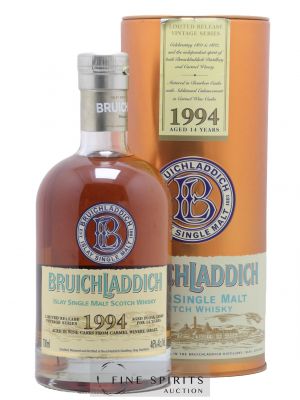 Bruichladdich 14 years 1994 Of. Carmel Winery Casks - Limited Release Vintage Series   - Lot of 1 Bottle