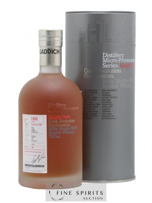 Bruichladdich 18 years 1992 Of. Cask Evolution Exploration Cask 004 - bottled 2010 Belgium Exclusively Micro Provenance Series ---- - Lot de 1 Bouteille