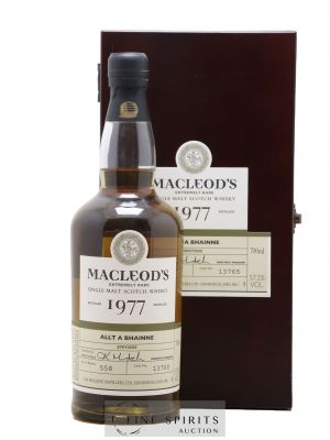 Allt-a-Bhainne 1977 Ian Macleod Cask n°13765 - One of 558 - bottled 2010 MacLeod's Extremly Rare   - Lot de 1 Bouteille