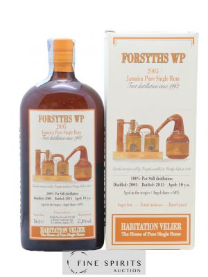 Forsyths WP 10 years 2005 Velier bottled 2015 Habitation Velier   - Lot of 1 Bottle