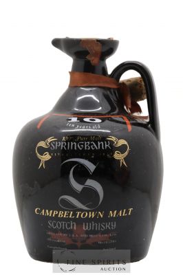 Springbank 10 years Of. Black Ceramic Decanter (75cl.) ---- - Lot de 1 Bouteille