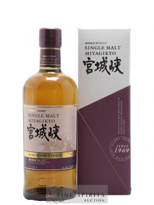 Miyagikyo Of. Rum Wood Finish bottled 2017 Nikka Whisky   - Lot of 1 Bottle