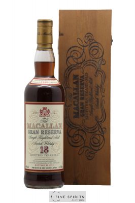 Macallan (The) 18 years 1980 Of. Gran Reserva bottled 1999   - Lot of 1 Bottle