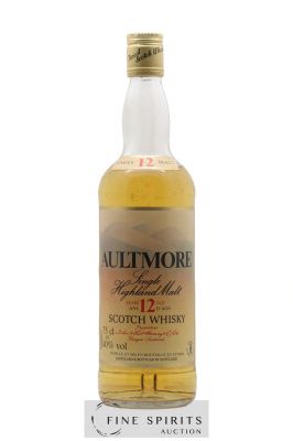 Aultmore 12 years Of. Single Highland Malt Barbecue SARL Import (75cl.)   - Lot de 1 Bouteille