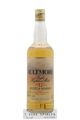 Aultmore 12 years Of. Single Highland Malt Barbecue SARL Import (75cl.)   - Lot de 1 Bouteille