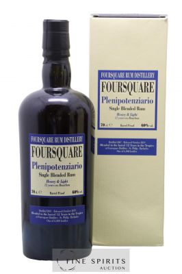 Foursquare 12 years 2007 Velier Plenipotenziario Barrel Proof - One of 6000 - bottled 2019   - Lot of 1 Bottle