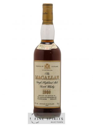 Macallan (The) 18 years 1980 Of. Sherry Wood Matured - bottled 1999 ---- - Lot de 1 Bottle