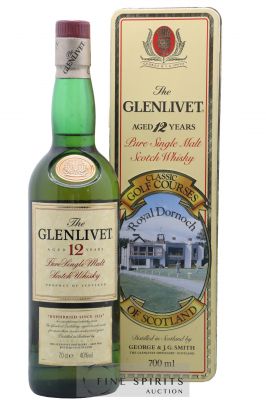 Glenlivet (The) 12 years Of. Royal Dornoch Classic Golf Courses of Scotland ---- - Lot de 1 Bouteille