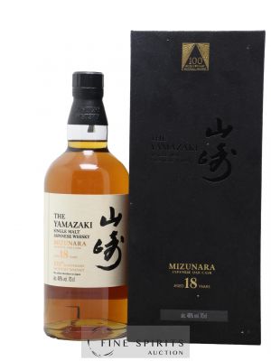 Yamazaki 18 years Of. Mizunara Japanese Oak Cask 100th Anniversary Edition ---- - Lot de 1 Bottle