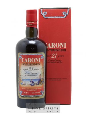 Caroni 21 years 1996 Of. 100° Imperial Proof bottled 2017 Velier Extra Strong   - Lot of 1 Bottle