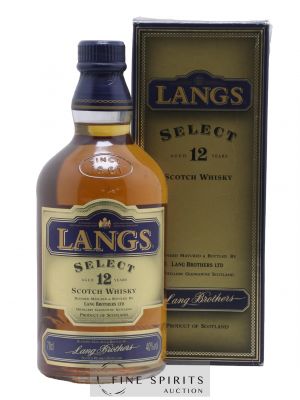 Whisky Langs Select Scotch Whisky 12 years Lang Brothers  - Lot of 1 Bottle