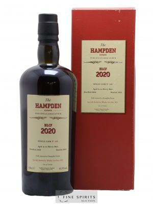 Hampden 3 years 2020 Of. Single Cask HLCF Lustau n°330 Whisky Live Paris 2023 (1.5L)   - Lot de 1 Magnum