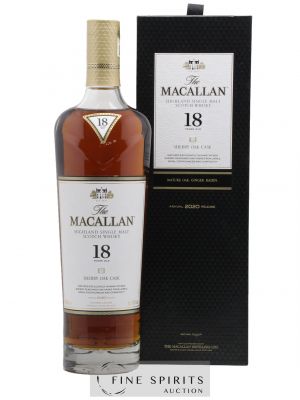 Macallan (The) 18 years Of. Sherry Seasoned Oak Casks from Jerez - Annual 2020 Release   - Lot of 1 Bottle