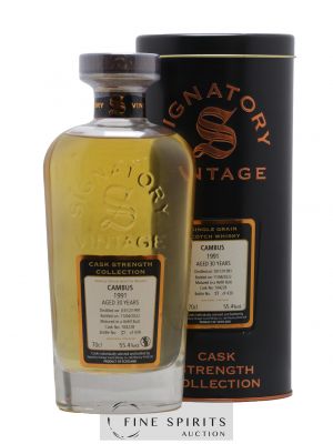 Cambus 30 years 1991 Signatory Vintage Cask n°104228 - One of 439 - bottled 2022 Cask Strength Collection ---- - Lot de 1 Bottle