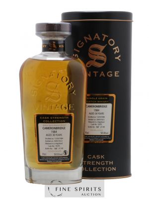 Cameronbridge 38 years 1984 Signatory Vintage Cask n°19295 - One of 148 - bottled 2022 Cask Strength Collection   - Lot of 1 Bottle