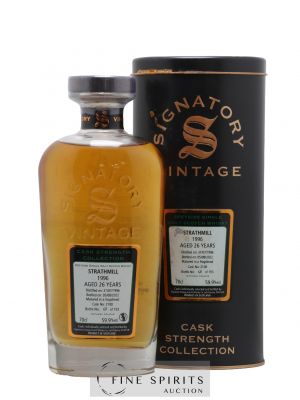 Strathmill 26 years 1996 Signatory Vintage Cask n°2108 - One of 193 - bottled 2022 Cask Strength Collection   - Lot de 1 Bouteille