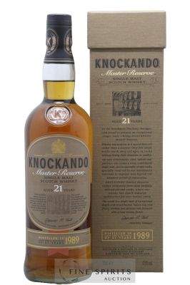 Knockando 21 years 1989 Of. Master Reserve   - Lot de 1 Bouteille