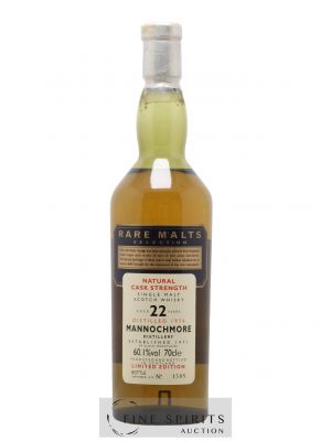 Mannochmore 22 years 1974 Of. Rare Malts Selection Natural Cask Strengh - bottled 1997 Limited Edition   - Lot of 1 Bottle