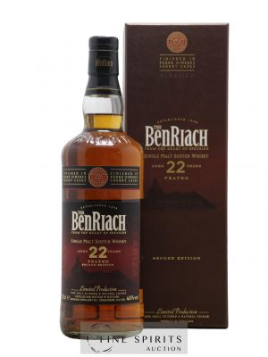 Benriach 22 years Of. Albariza Peated - Second Edition Limited Production   - Lot de 1 Bouteille